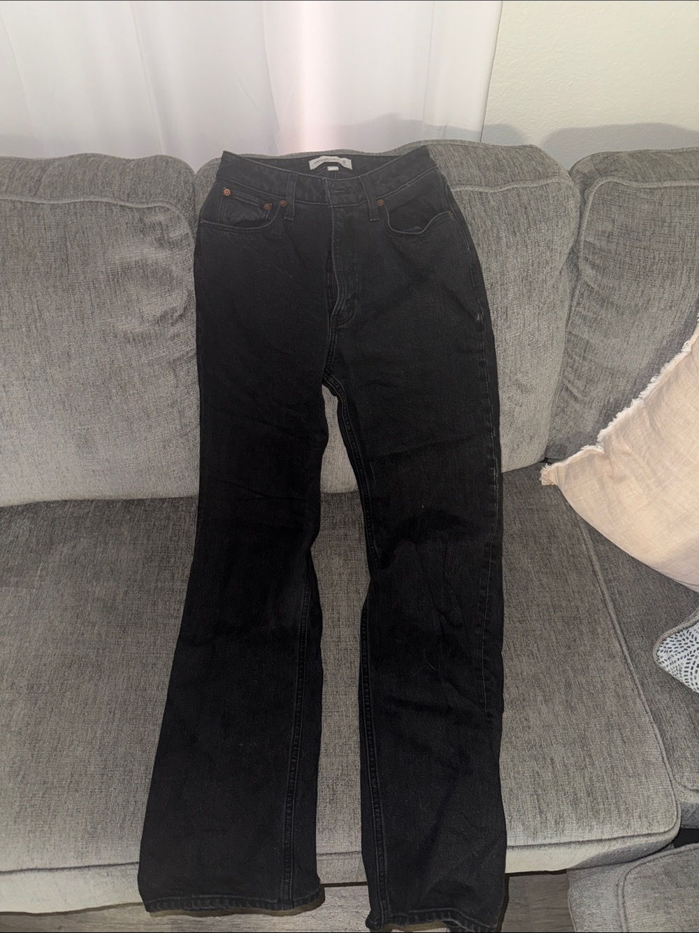 Abercrombie & Fitch Black High-Rise Jeans